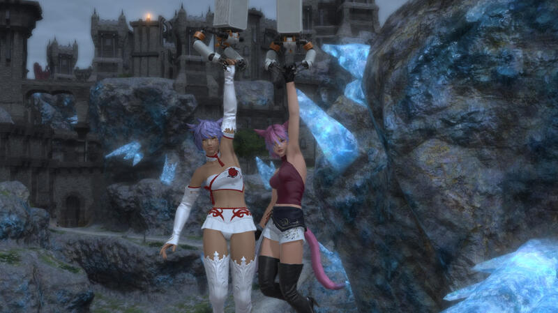 K&#39;anra and Ahvah (wife and wife💜🩷)